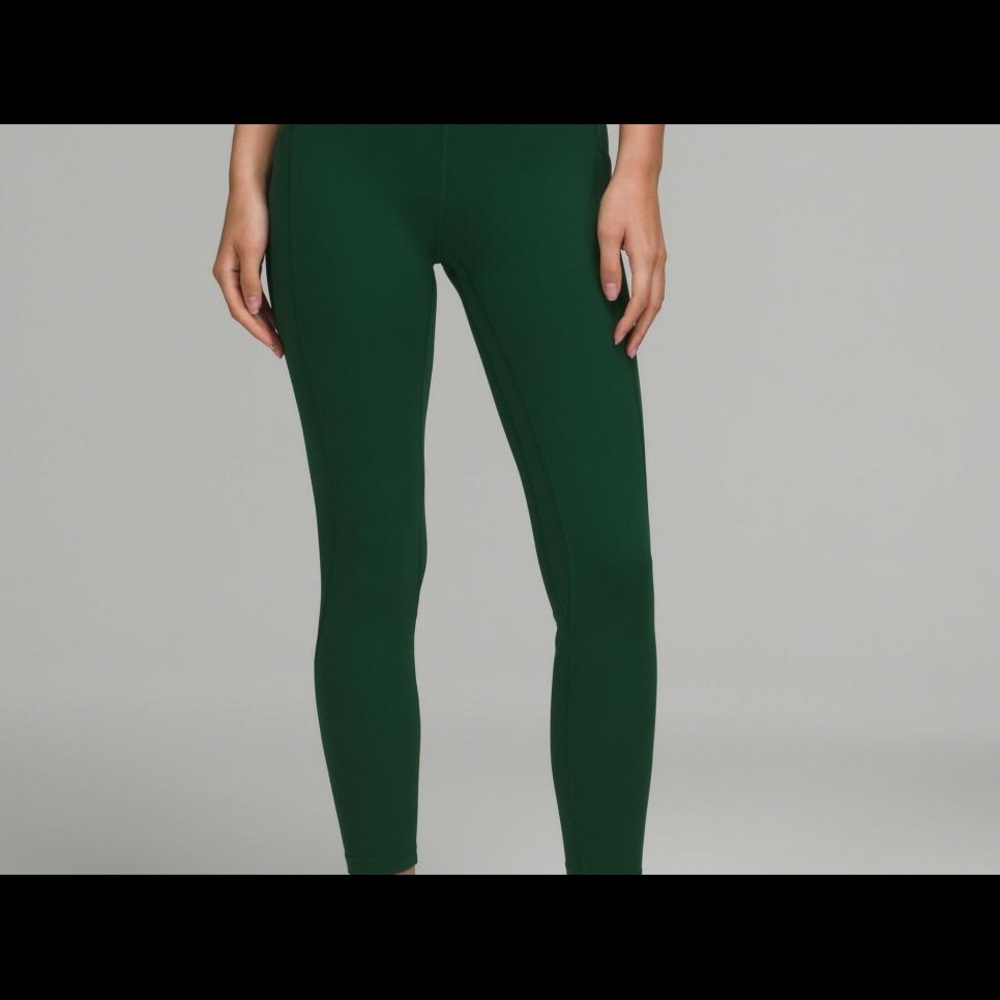 Green lululemon leggings sz 4